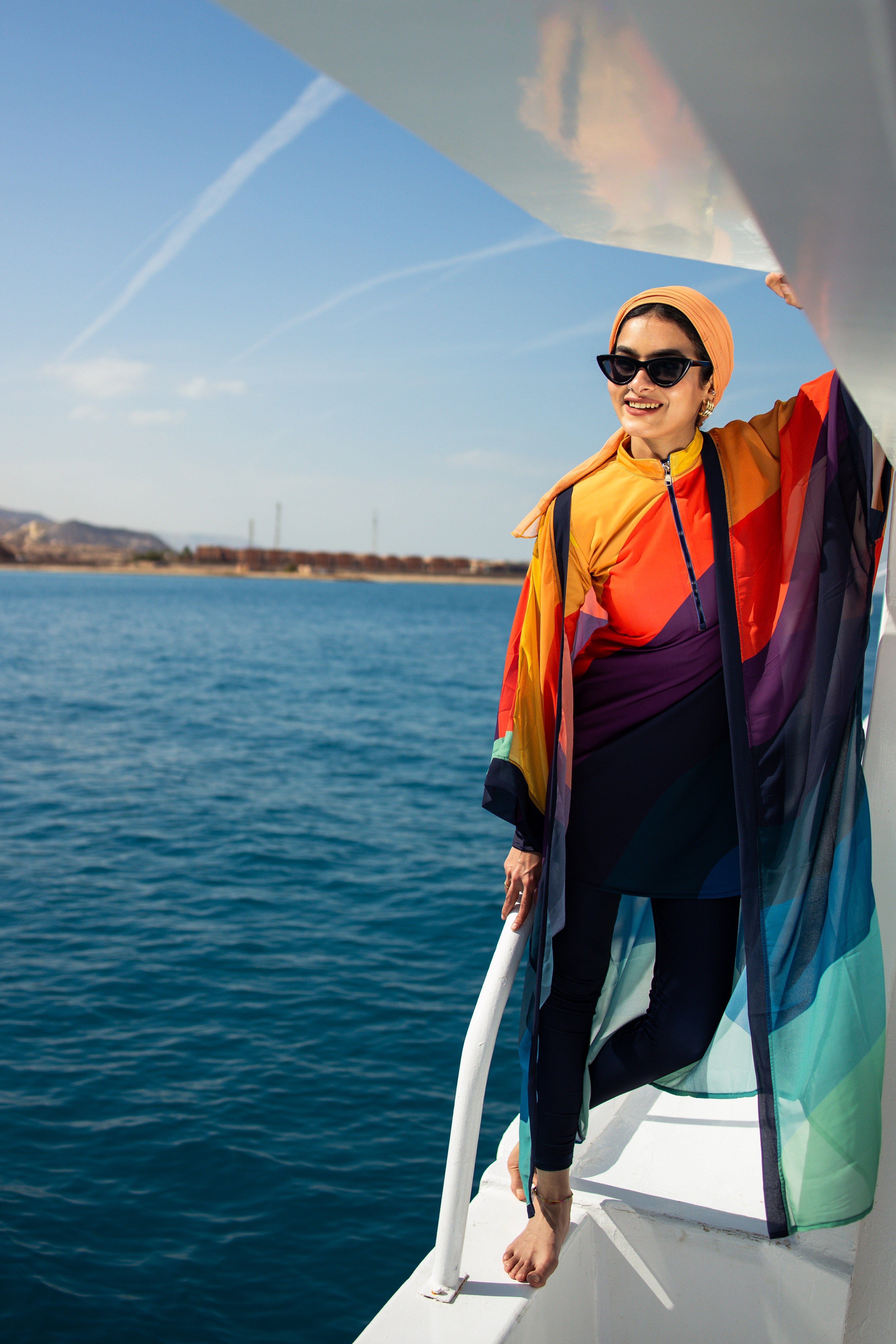 Vivid Cascade Kimono