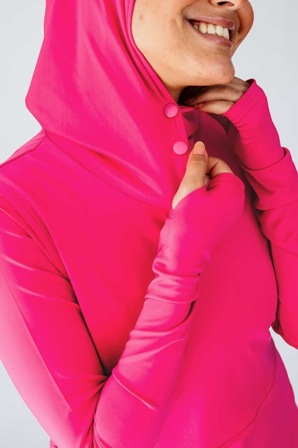 The Swim Hood-Hot Pink