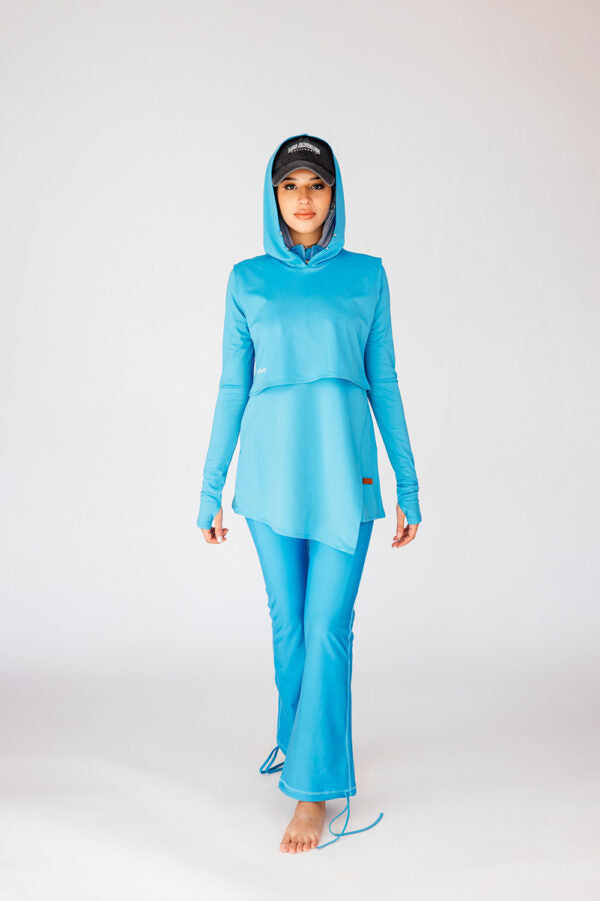 The Swim Hood-Aqua