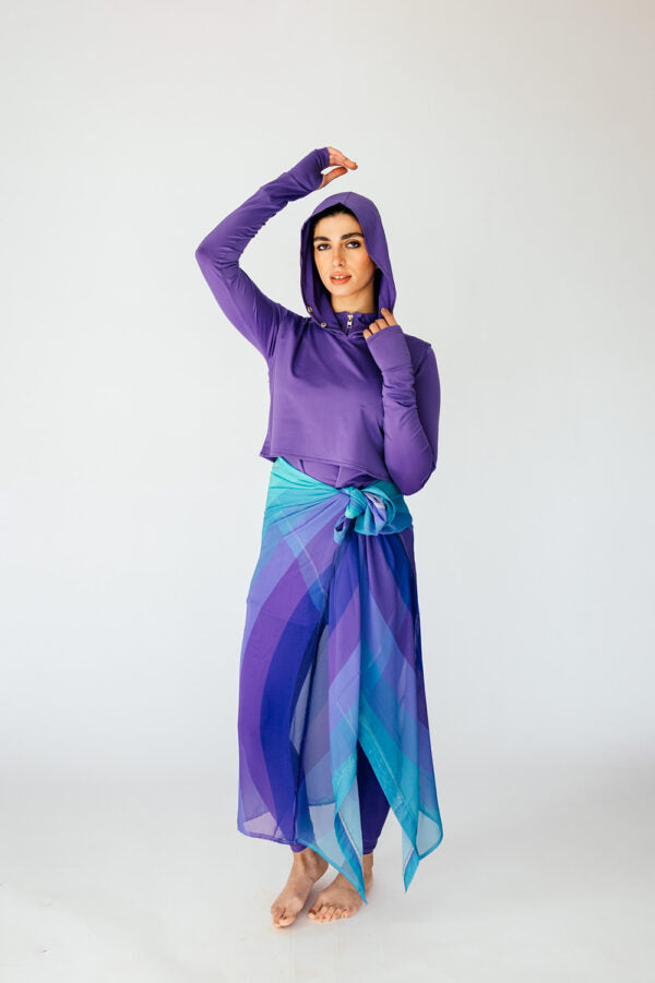The Swim Hood-Lilac