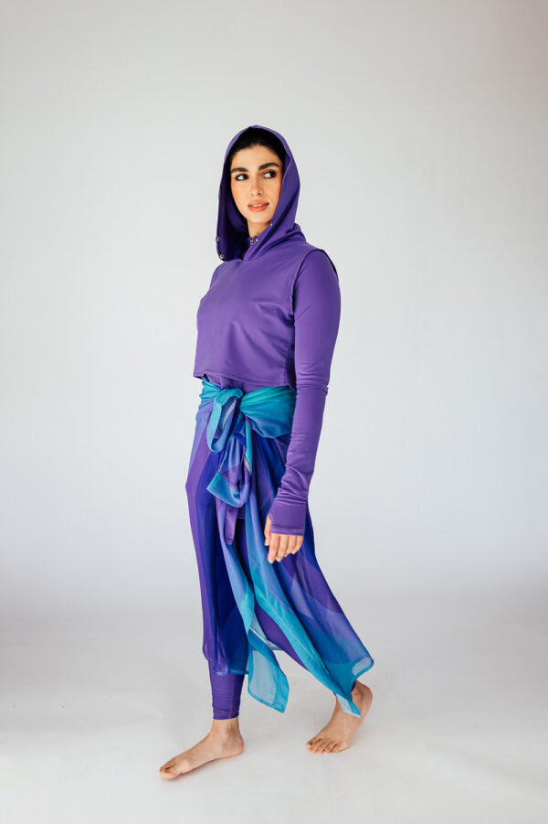The Swim Hood-Lilac