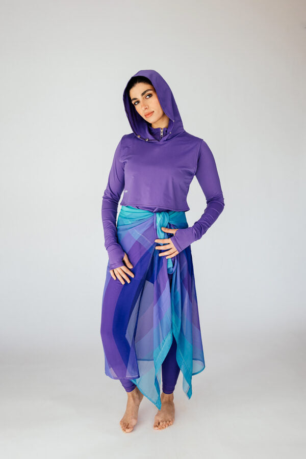The Swim Hood-Lilac