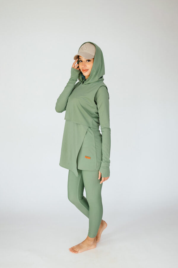 The Swim Hood-Olive