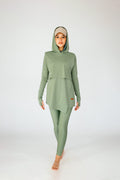 The Swim Hood-Olive